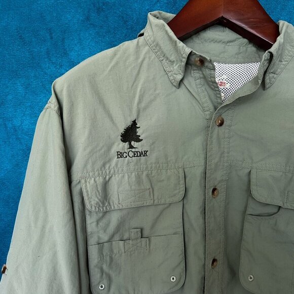 Bass Pro Big Cedar Sportsman Fishing Shirt, Men's Large - Picture 4 of 5